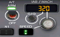 Speed 320 knots